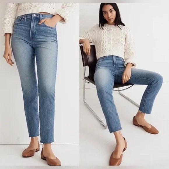 The Perfect Vintage Jean in light Blue Wash: Raw-Hem Edition sz 29 - Picture 9 of 9